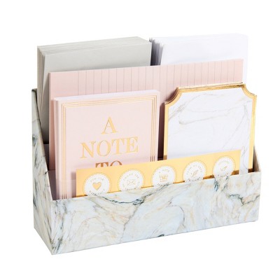 Photo 1 of Stationery Desk Set Marble