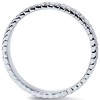 Pompeii3 Hand Braided Wedding Band 14K White Gold 4mm - 3 of 4