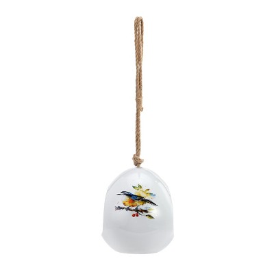 DEMDACO Nuthatch and Berries Bird Feeder White