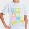 Girls' Short Sleeve Oversized Graphic T-Shirt - Cat & Jack™ - 2 of 4