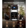 R.W.FLAME 10-Cup Coffee Maker with Grinder, Programmable Touch Screen, 8 Grind Settings, Washable Filter, Keep Warm Plate, 50.7oz Tank - 2 of 4