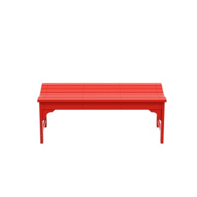 WestinTrends  Backless All-Weather Outdoor Bench for Patio Garden