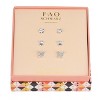 FAO Schwarz Silver Tone Butterfly and Bee Trio Earring Set - 2 of 2
