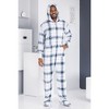 Men's Warm Fleece One Piece Hooded Footed Zipper Pajamas Set, Soft Adult  Onesie Footie With Hood For Winter : Target