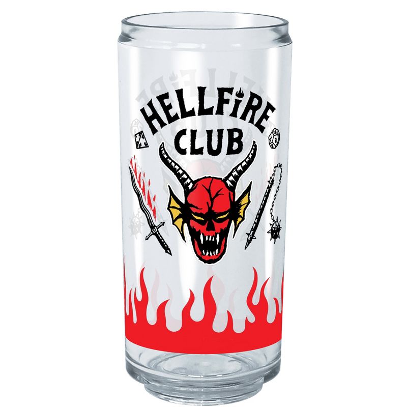 Stranger Things Hellfire Club Demon Head Tritan Can Shaped Drinking Cup, 1 of 3