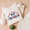 Simply Sage Market Baby You're A Firework Stars Lightweight Garment Dyed Sweatshirt - 3 of 4