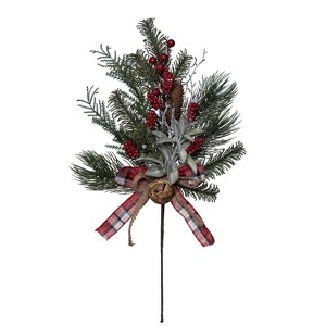 Transpac Artificial 22 in. Multicolor Christmas Rustic Spray - 1 of 2