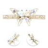 Unique Bargains Colorful Butterfly French Barrette Hair Clips Purple 1 Pc - 3 of 4