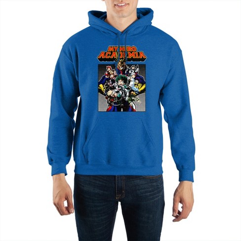 My Hero Academia Characters Pullover Hooded Sweatshirt : Target