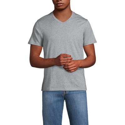 Lands' End Men's Short Sleeve Supima V-Neck Tee
