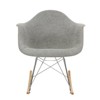 LeisureMod Wilson Modern Rocking Chair - Plush Upholstery, Smooth Rocking Motion, Perfect for Nurseries or Living Rooms - 3 of 4