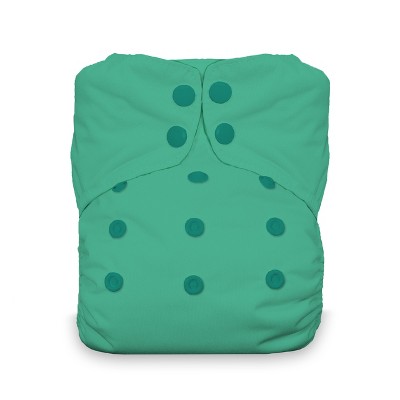 Image of Thirsties | One Size All-in-One Cloth Diapers Pack of 1 - Seafoam Green, One Size