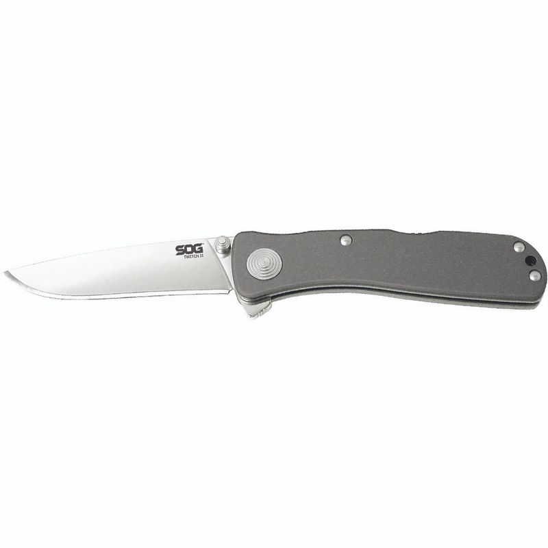 SOG Twitch II EDC Steel Lightweight Tactical Pocket Knife, 1 of 10