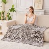 Christmas Blanket Soft Cozy Leopard Print,Warm Blanket Christmas Gift. - 2 of 4