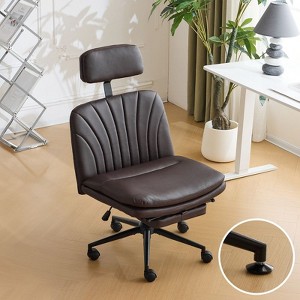 Karl Home | 24.41 inch White Task Office Chair - 1 of 4