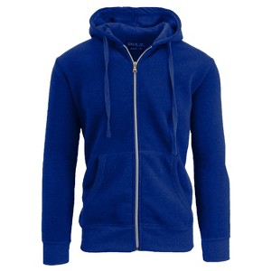 Galaxy By Harvic Boy's Slim Fit Fleece Lined Zip Up Hoodie - 1 of 4