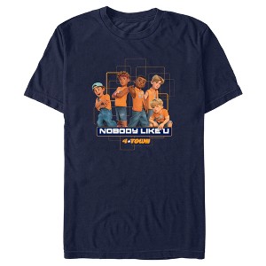 Men's Turning Red 4*Town '99 Australian Tour Badge T-Shirt - 1 of 4