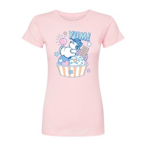 Women's - Peanuts - Olaf Ice Cream Fitted Graphic T-Shirt - 1 of 3