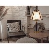 Cal Lighting BO-3123TB 150W 3 Way Clemente Metal/Rubber Wood Mica Table Lamp - 4 of 4