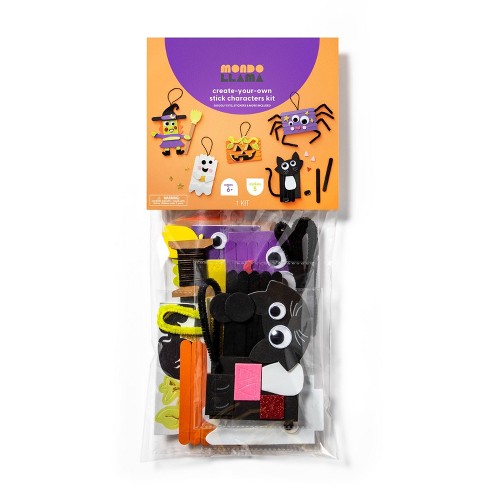 Halloween Craft Stick Character Kit - Mondo Llama™ - image 1 of 4