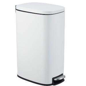 Slim Kitchen Trash Can 13 Gal, Skinny Stainless Steel Garbage Can with Removable Inner Bucket & Soft Close Lid, Narrow Trash Bin for Bathroom Office - 1 of 4