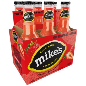 Mike's Hard Strawberry Lemonade - 6pk/11.2 fl oz Bottles - 1 of 4