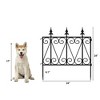 Famapy Rectangular Iron Art Garden Fence Double Connecting Buckles - 3 of 4