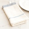 Slickblue Versatile Hand-Spun Cotton Dinner Napkin, 20x20 Inches, Striped Design, Machine Washable, Multiple Colors - 4 of 4