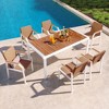 PAGED Patio Dining Set Modern Outdoor Table and Chairs with Armchairs for Outdoor, Patio, Terrace - 2 of 4