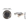 Unique Bargains Women's Round Buttons for Clothes Black 10 Pcs - 2 of 4