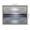 Amanti Art Silver Seascape III by Michelle Matthews Framed Canvas Wall Art - 4 of 4