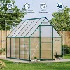 Greenhouse for Outdoors, Heavy-Duty Walk-In Greenhouse Kit with Quick Setup Frame, Roof Vent & Reinforced Structure for Garden Backyard - 2 of 4