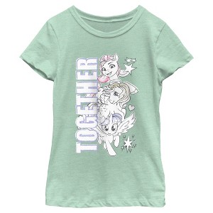 Girl's My Little Pony: Friendship is Magic All Generations Together T-Shirt - 1 of 4