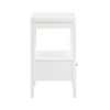 GDFStudio Yara Modern 20" Wooden Nightstand with 1 Drawer and Hidden Pull Out Tray - 4 of 4