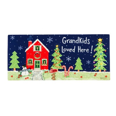 Evergreen Flag Grandkids Loved Here Sassafras Switch Mat