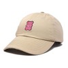 Dalix Pink Gummy Embroidered Cotton Dad Hat Baseball Cap Adjustable Womens - 4 of 4