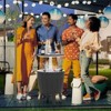 Tangkula 10 Gallon Cooler Bar Table w/ Telescopic Tabletop 3-in-1 Coffee Table Ice Bucket - 2 of 4