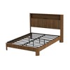 Lyngins Modern Platform Bed Frame with Wave-Shaped Curved Panels, Queen Size Bed Frame with Storage Headboard, All-Metal Support, Premium Wood Accents - 4 of 4