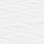 white mattress protector