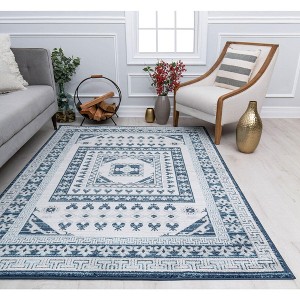 Rugs America Harper Abstract Vintage Area Rug - 1 of 4