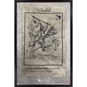 Trends International Netflix The Witcher Season 2 - Wanted War Criminal Framed Wall Poster Prints - 1 of 4
