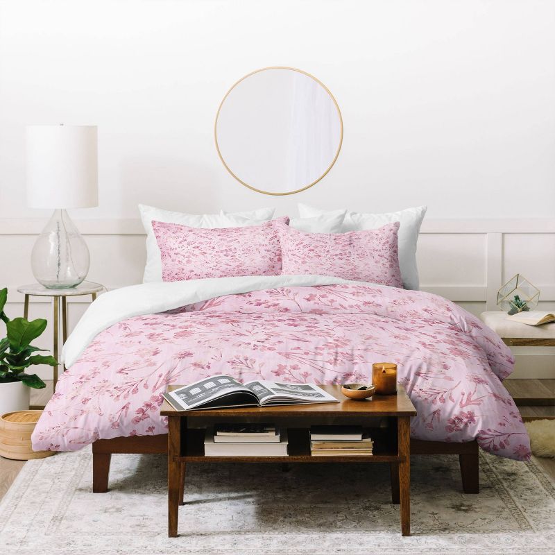 Mallory Floral Polyester Comforter & Sham Set - Deny Designs, 5 of 6