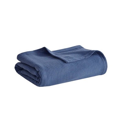 lightweight cotton thermal blanket