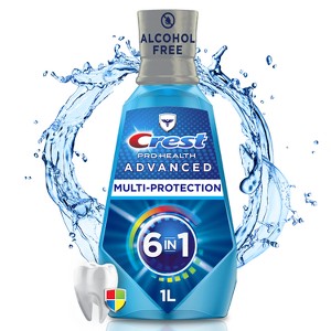 Crest Pro-Health Advanced Multi-Protection Alcohol Free Mouthwash - Fresh Mint - 1L - 1 of 4