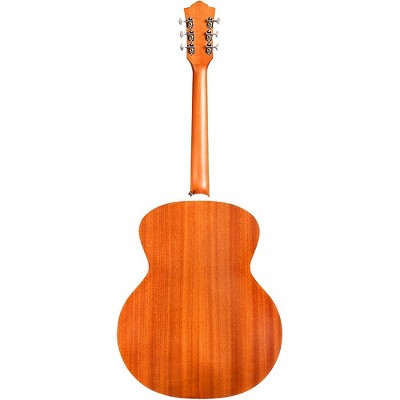 Natural Mahogany Jumbo Acoustic-Electric Guitar with Spruce Top