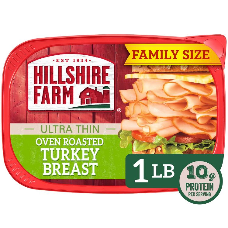 Hillshire Farm Ultra Thin Oven Roasted Turkey - 16oz, 1 of 9