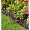 Permanent Mulch Recycled Rubber Border | Weed Deterrent | Easy Install | Scatter-Proof | Landscaping | Paths - 4½"W x 120"L | Eco-Friendly Design - 3 of 4