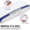 Bison Life Disposable Clear Face Shield, Lightweight Splash Protection, One Size, Blue - 10 Pack - 3 of 4