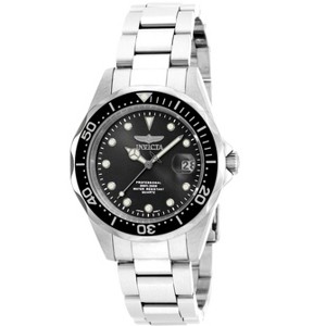 Invicta 17046 Men's Pro Diver Black Dial Stainless Steel Bracelet Dive Watch - 1 of 1