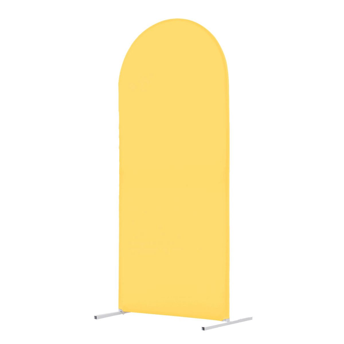 Arch Backdrop Cover Set of 3, Polyester + Spandex Stretch Fabric for 6/6.6/7.2ft Frames, Zipper Design for Wedding Party, Covers Only - thumbnail 3